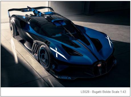 Looksmart 1:43 Bugatti Bolide 2021 