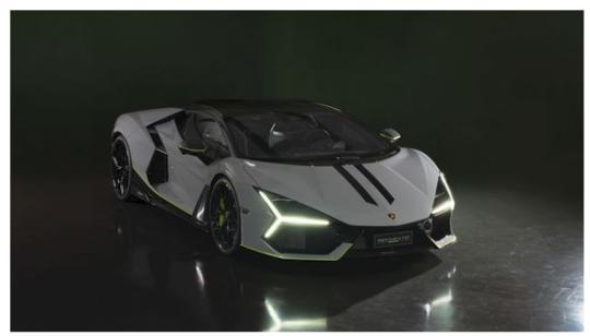 Looksmart 1:43 Lamborghini Revuelto Grigio Hati/Verde Scanda 