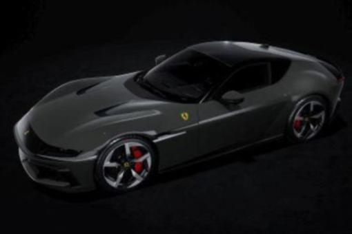 Looksmart 1:43 FERRARI 12 CILINDRI - Grigio Scuro 792 