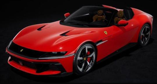 Looksmart 1:43 Ferrari 12 Cilindri Spider -  Rosso Corsa 