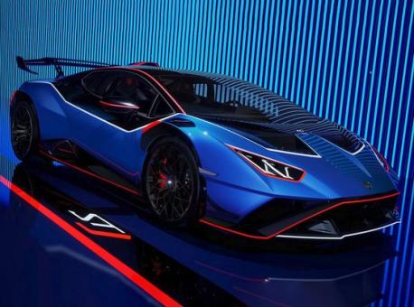 Looksmart 1:43 Lamborghini Huracan STJ - Blu Eliadi 