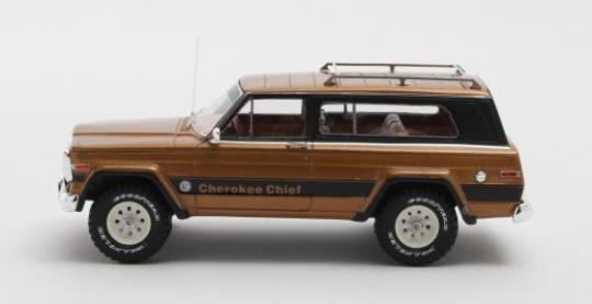 Matrix 1:43 Jeep Cherokee Chief (SJ) 1980-83 brown metallic 