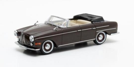 Matrix 1:43 BMW 502 3200 V8 Super Cabriolet Autenrieth 1959 brown 