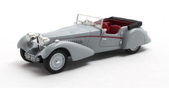 Matrix 1:43 Bugatti T57SC Roadster vandenPlas open grey 1938 