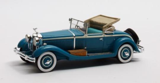 Matrix 1:43 Isotta Fraschini 8A SS Castagna Roadster open blue 1929 