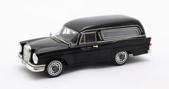 Matrix 1:43 Mercedes-Benz 220SE (W111) Pollmann Hearse - 1966 black 