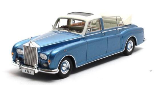 Matrix 1:43 Rolls Royce Phantom VI Landaulette (1973) - blue 