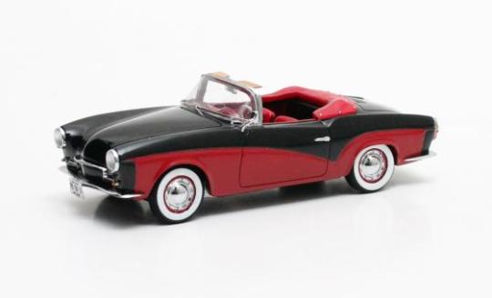 Matrix 1:43 VW Rometsch Lawrence Cabriolet 1959 - black with red 