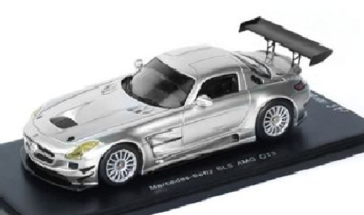 SPARK PKW 1:43 Mercedes SLS AMG GT3 - silver 