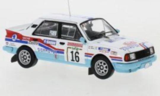 IXO 1:43 Skoda 130 LR, No.16, Rallye WM, Rallye Sanremo, L.Krecek/B.Motl, 1986 