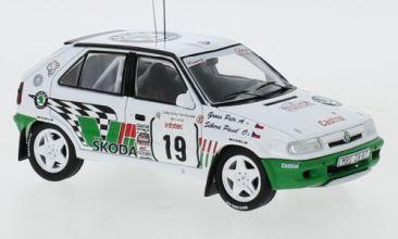 IXO 1:43 Skoda Felicia Kit Car, No.19, Rallye Tour de Corse, P.Sibera/P.Gross, 1 