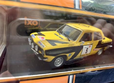 IXO 1:43 Opel Ascona A Euro Händlerteam, No. 1 Rallye WM Portugal A. Warmbold/J. 