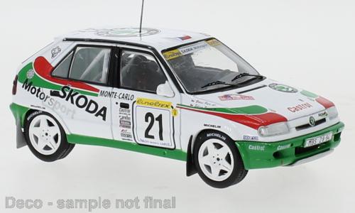 IXO 1:43 Skoda Felicia Kit Car, No.21, Rallye Monte Carlo 1997 P.Sibera/P.Gross 