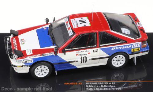 IXO 1:43 Nissan 200 SX - No.9 - Rallye Cote d Ivoire -  S.Mehta/R.Combes - 1987 