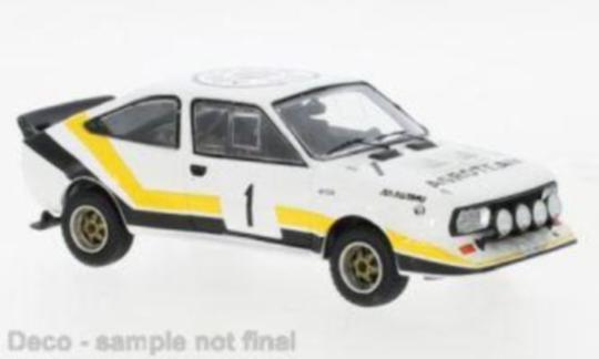 IXO 1:43 Skoda MTX 160 RS, No.1, Rally WM, Rally Sumava, V.B 