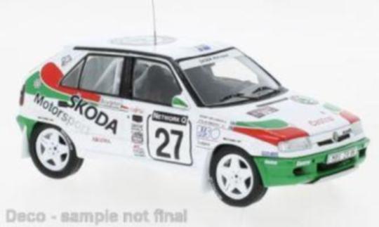 IXO 1:43 Skoda Felicia Kit Car, No.27, RAC Rally, S.Blomqvist/B.Melander, 1996 