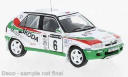 IXO 1:43 Skoda Felicia Kit Car, No.6, RAC Rally, P.Sibera/P.Gross, 1996 
