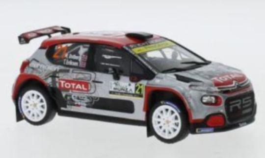 IXO 1:43 Citroen C3 R5, No.21, WRC, Rallye Monza, M.Ostberg/T.Eriksen, 2020 