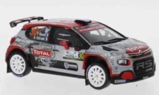 IXO 1:43 Citroen C3 R5, No.30, WRC, Rallye Monza, Y.Rossel/B.Fulcrand, 2020 