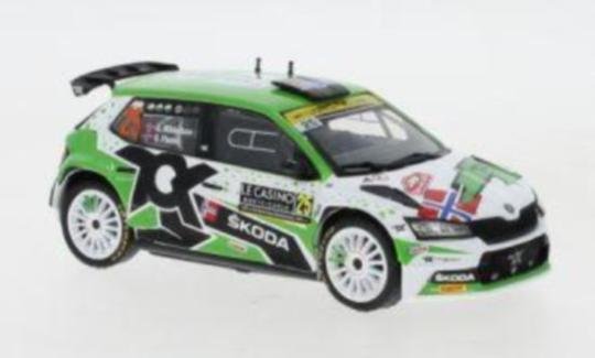 IXO 1:43 Skoda Fabia Rally 2 EVO, No.25, Rallye-Cross, Rally Monte Carlo , A.Mik 