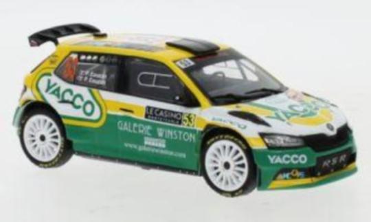 IXO 1:43 Skoda Fabia Rally 2 EVO, No.53, Rally Monte Carlo , P.Eouzan/P.Eouzan 