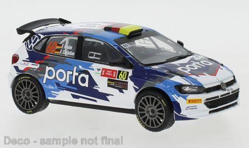 IXO 1:43 VW Polo GTI R5, No.60, Porta, Rally Ypres, F.Kreim/F.Christian, 2021 