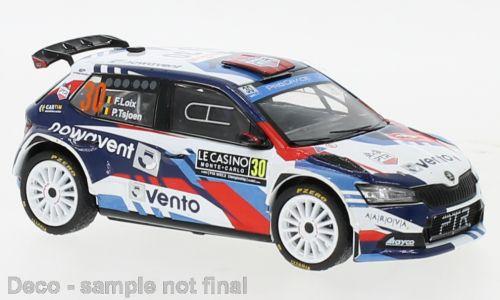 IXO 1:43 Skoda Fabia Rally2 EVO, No.30, WRC, Rally Monte Car 