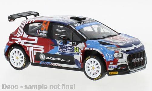 IXO 1:43 Citroen C3 Rally2, No.54, Rallye WM, Rally Monte Carlo , S.Lefebvre/A.M 