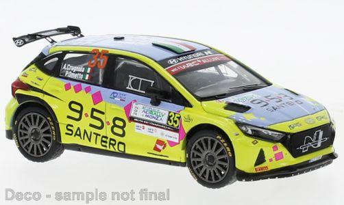 IXO 1:43 Hyundai i20 N Rally2, No.35, WRC, Rally Monza, A.Crugnola/P.Ometto, 202 