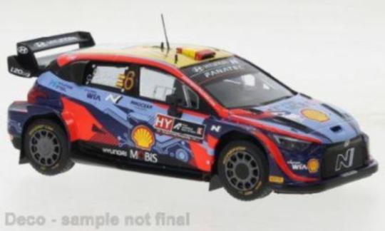 IXO 1:43 Hyundai i20 N Rally1, No.6, WRC, Rally Acropolis D.Sordo/C.Carrera, 202 