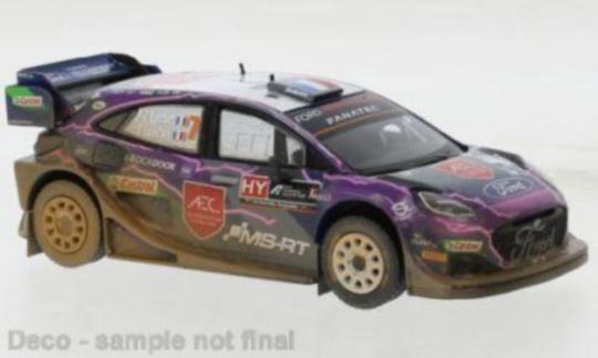 IXO 1:43 Ford Puma Rally 1, No.7, WRC, Rally Acropolis  P.-L. Loubet/V.Landais, 