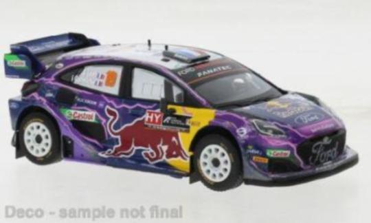 IXO 1:43 Ford Puma Rally 1, No.19, WRC, Rally Acropolis S.Loeb/G.Isabelle, 2022 
