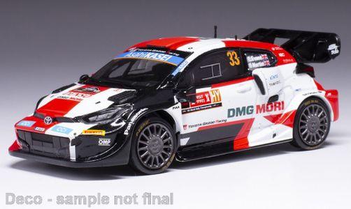 IXO 1:43 Toyota Yaris Rally 1, No.33, WRC, Rally Ypern,A.Evans/S.Martin, 2022 