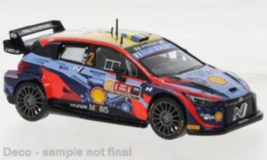 IXO 1:43 Hyundai i20 N Rally2, No.2, WRC2, Rally Ypern O.Solberg/E.Edmondson, 20 