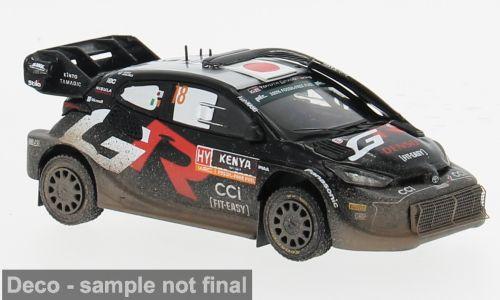 IXO 1:43 Toyota Yaris Rally 1, WRC, Safari Rallye Kenia, 2024, #18 T.Katsuta/A.J 