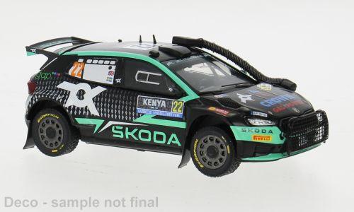 IXO 1:43 Skoda Fabia Rally2, WRC, Safari Rallye Kenia, 2024 