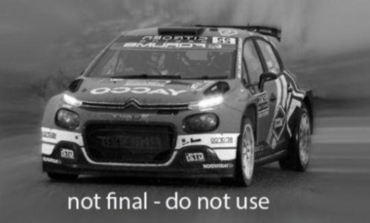 IXO 1:43 Citroen C3 Rally2, WRC, Rally Monte Carlo, 2025, #2 