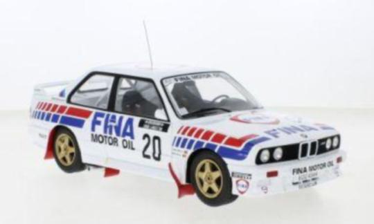 IXO 1:18 BMW M3 E30 - #20 - 1000 Lakes Rally - M.Duez/A.Lope 
