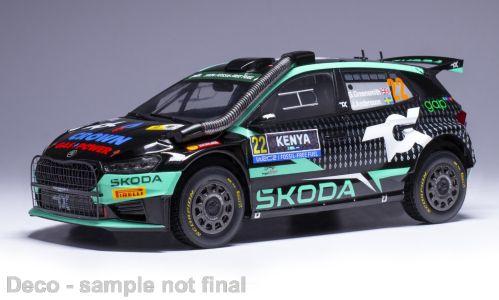 IXO 1:18 Skoda Fabia Rally2, WRC, Safari Rallye Kenia, 2024, 