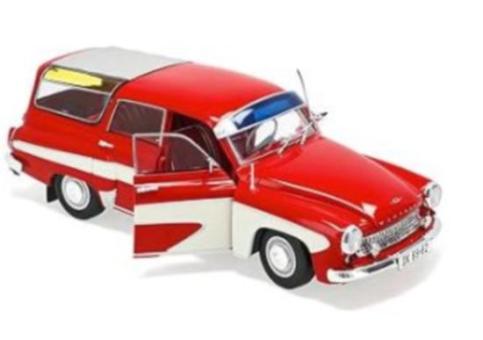 Solido 1:18 Wartburg 312 Camping 1965-1967 - red/white 