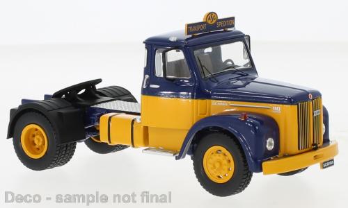 IXO 1:43 LKW Scania 110 Super SZM  blue/yellow - 1953 