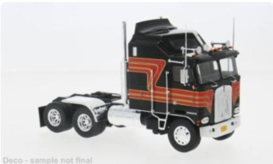 IXO 1:43 Kenworth K 100 Aerodyne (1976) - black/red 