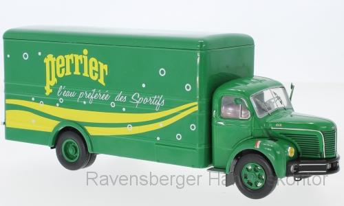 IXO 1:43 Berliet GR200  Koffer-LKW Perrier - green 