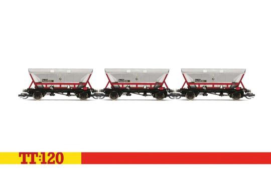 Hornby TT 3x Baldachin - Hopper Wagen EWS 