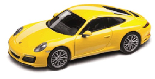 Herpa 1:43 Porsche 911 Carrera 4S Coupé Facelift 2015 yellow 