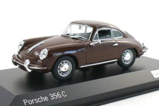 Minichamps 1:43 Porsche 356 C Coupé 1963 - togo brown 