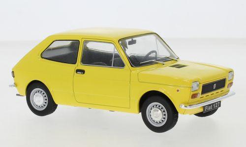 White Box 1:24 Fiat 127 - yellow 