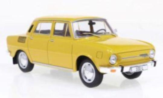 White Box 1:24 Skoda 100L - yellow - 1974 