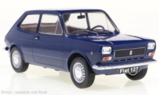 White Box 1:24 Fiat 127 (1971) - blue 