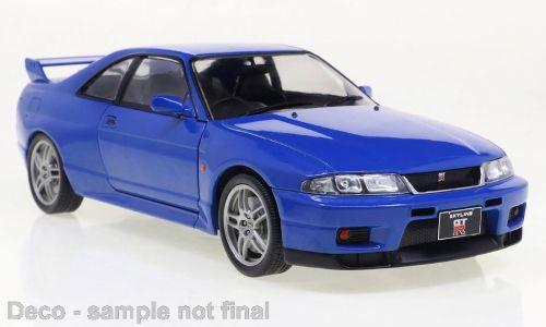 White Box 1:24 Nissan Skyline GT-R (R33) - blau - 1997 